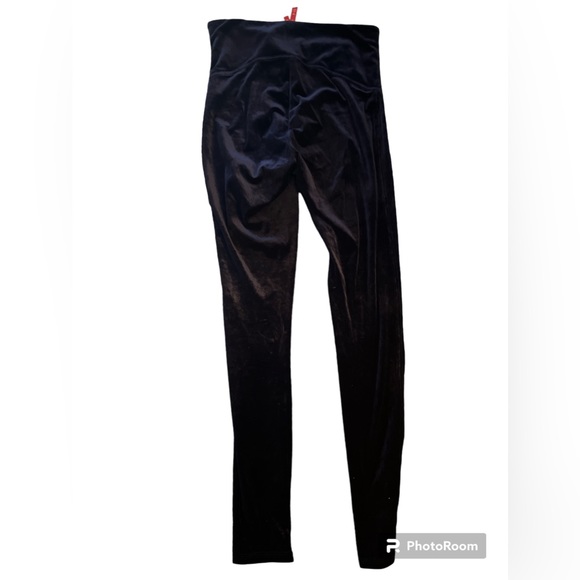 SPANX Velvet Leggings Classic Navy SIZE LARGE EUC - Picture 7 of 13